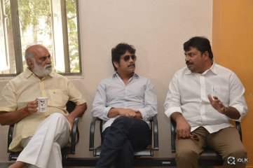 Venkaiah Naidu at Om Namo Venkatesaya Movie Special Show